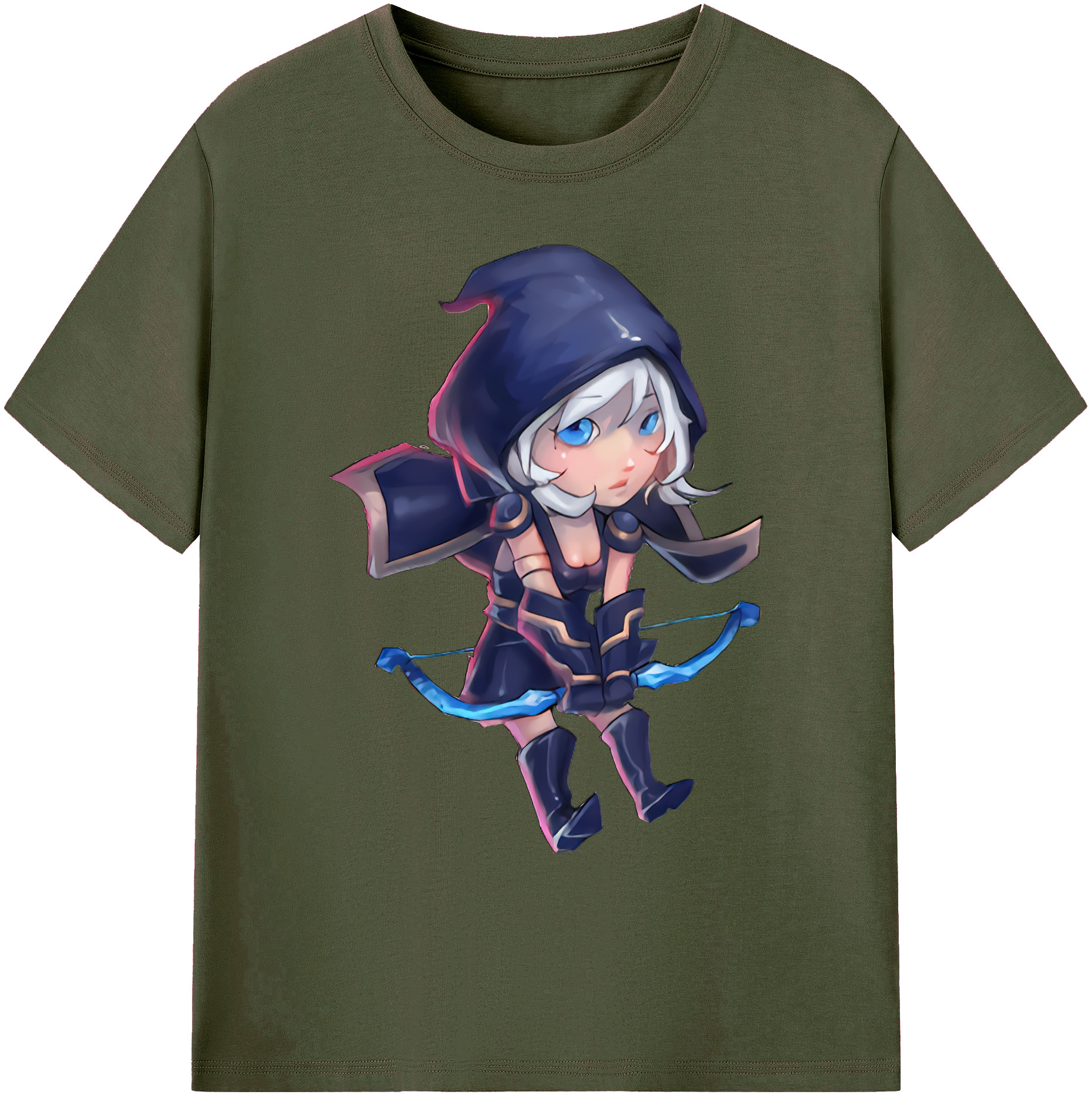 リーグ・オブ・レジェンド League of Legends LOL 綿100％ メンズ半袖Tシャツ｜肌触りやわらか＆通気性